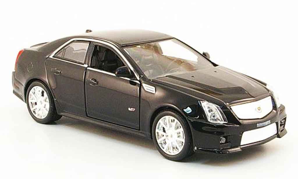 Cadillac CTS 1/43 Luxury Die Cast V black 2009 diecast model cars
