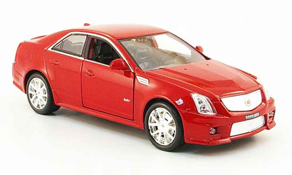Cadillac CTS 1/43 Luxury Die Cast V red 2009 diecast model cars