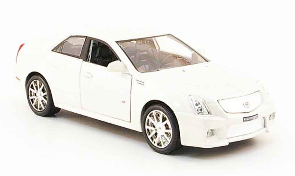 Cadillac CTS 1/43 Luxury Die Cast V white 2009 diecast model cars