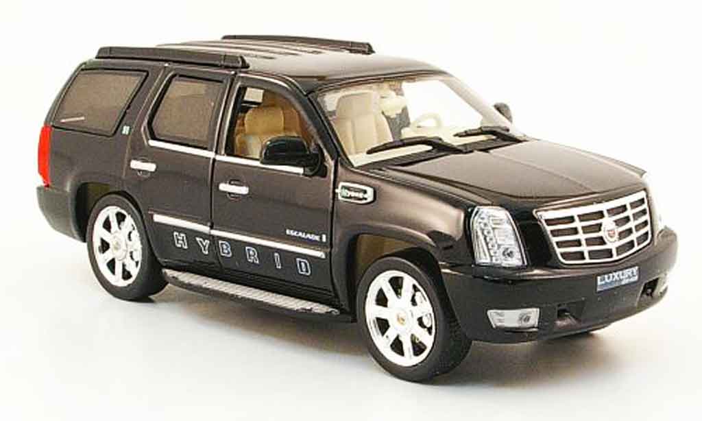 Cadillac Escalade 1/43 Luxury Die Cast Hybrid black 2009 2010 diecast model cars