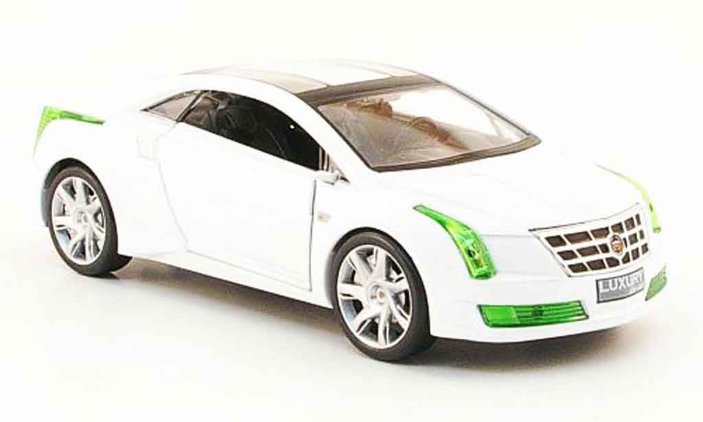 Cadillac Converj 1/43 Luxury Die Cast Concept white Green Edition 2009 diecast model cars