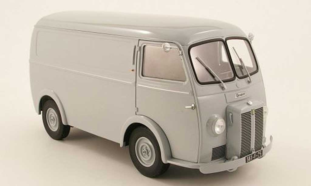 Peugeot D3A 1/18 Norev kasten grey 1950 diecast model cars