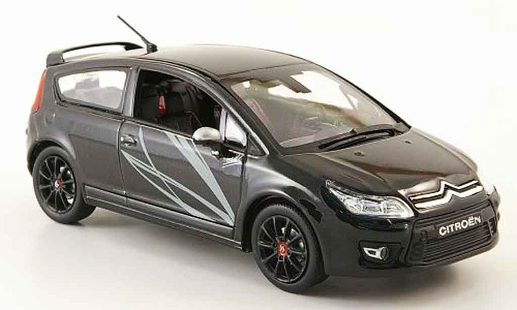 Citroen C4 1/43 Norev by loeb black 2009 diecast model cars