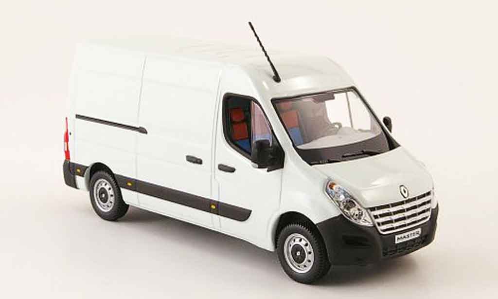 Renault Master 1/43 Norev white 2010 diecast model cars