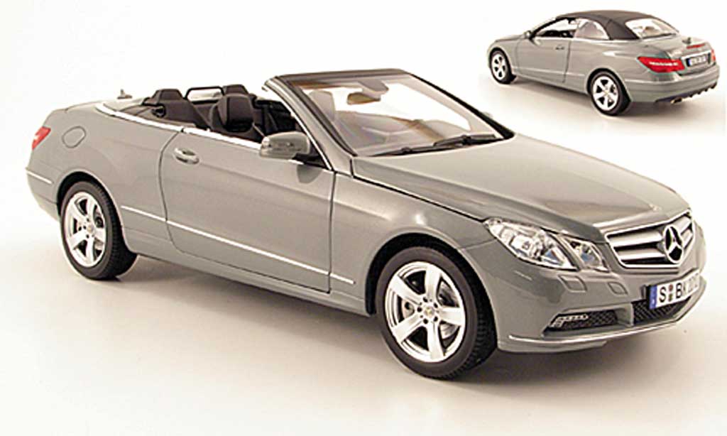 Mercedes Classe E 1/18 Norev e500 cabriolet (a207) grey 2010 diecast model cars