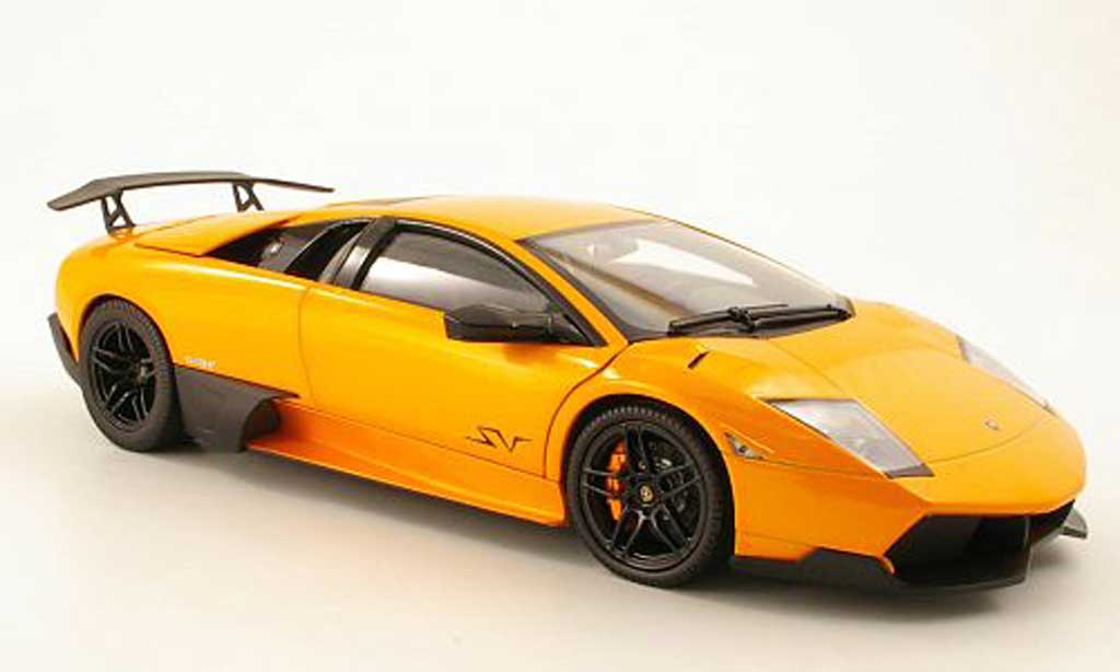 Lamborghini Murcielago LP670 1/18 Norev LP670 4 SV orange 2009 diecast model cars