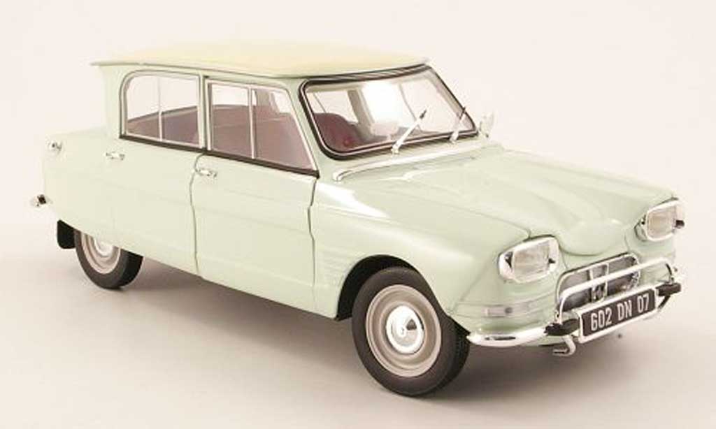 Citroen Ami 6 1/18 Norev grun pastel/beige 1963 diecast model cars