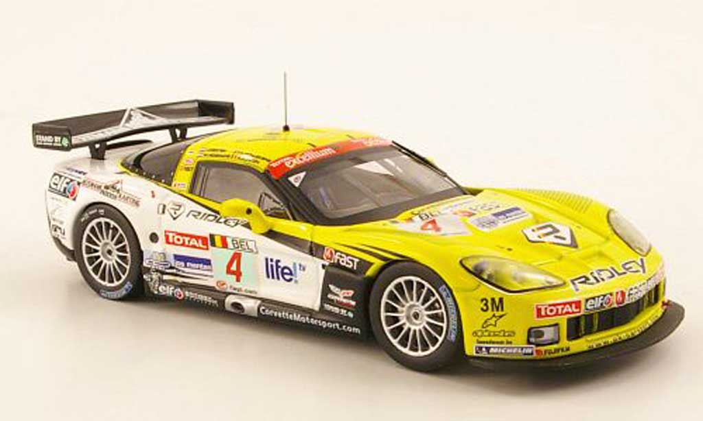 Chevrolet Corvette C6 1/43 IXO C6 No.4 Ridley FIA GT 24h Spa 2009 diecast model cars