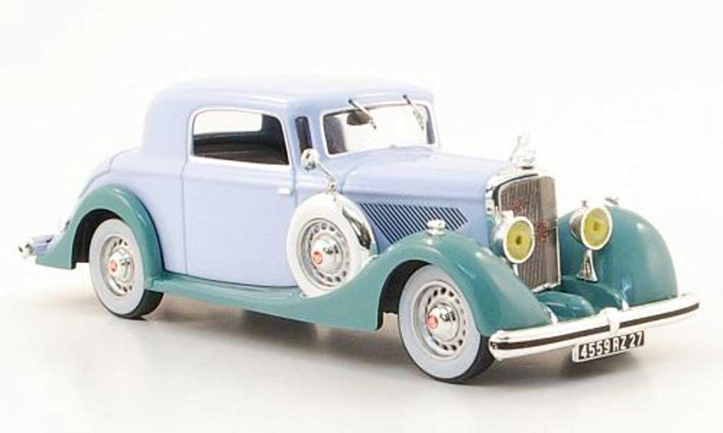 Panhard 6 CS 1/43 IXO (Faut-Convertible) blue/mintgrun 1935 diecast model cars