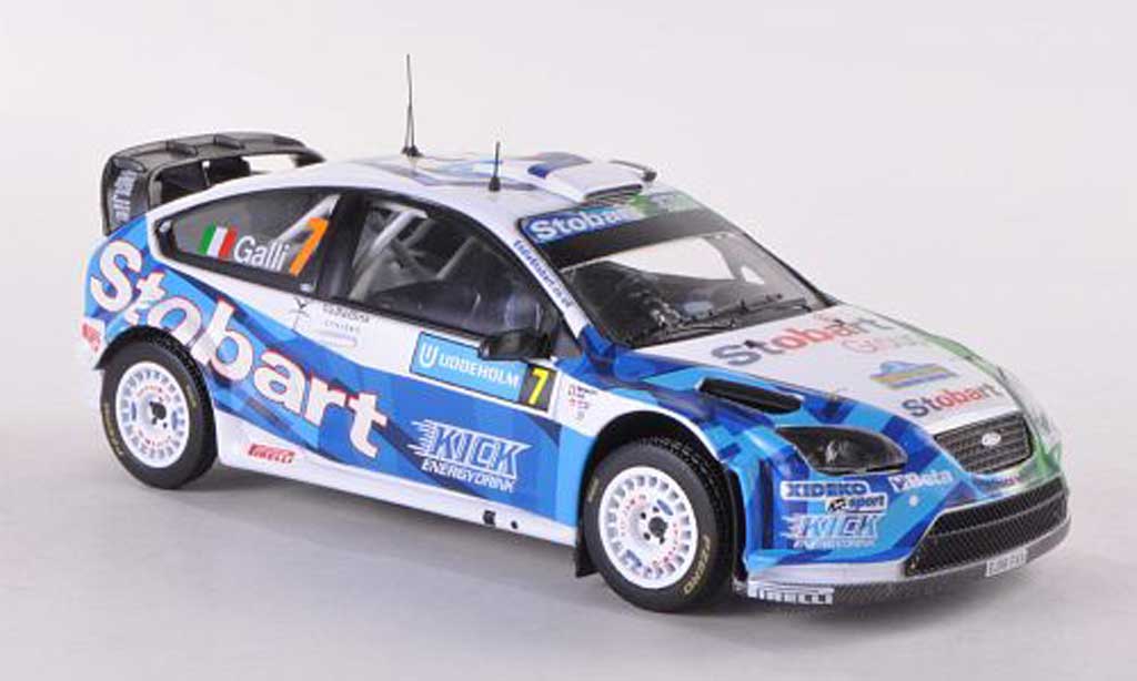 Ford Focus RS WRC 1/43 IXO RS WRC 07 No.7 Stobart Rally Schweden 2008 Galli/Bernacchini diecast model cars