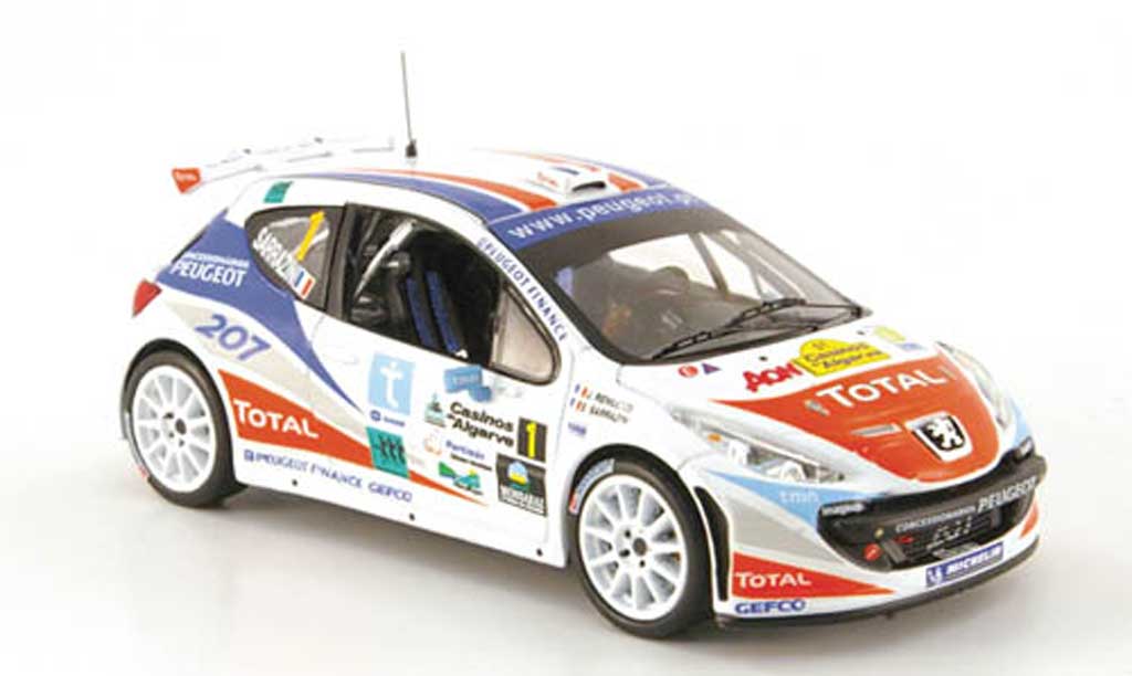 Peugeot 207 S2000 1/43 IXO S2000 No.1 Sarrazin/Renucci Rally Algarve 2007 diecast model cars