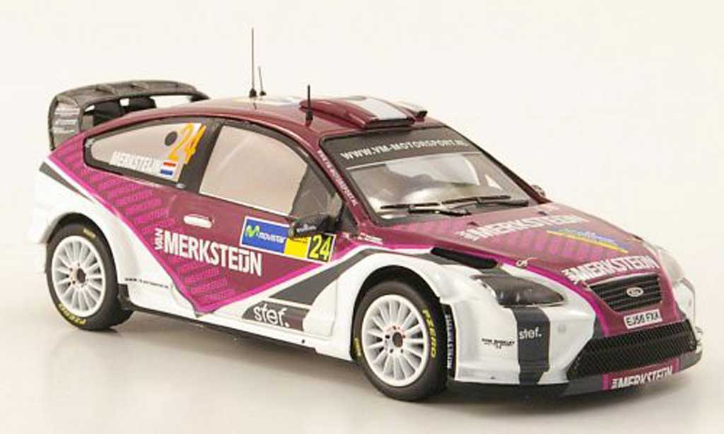 Ford Focus RS WRC 1/43 IXO RS WRC 07 No.24 Rally Spanien 2008 diecast model cars