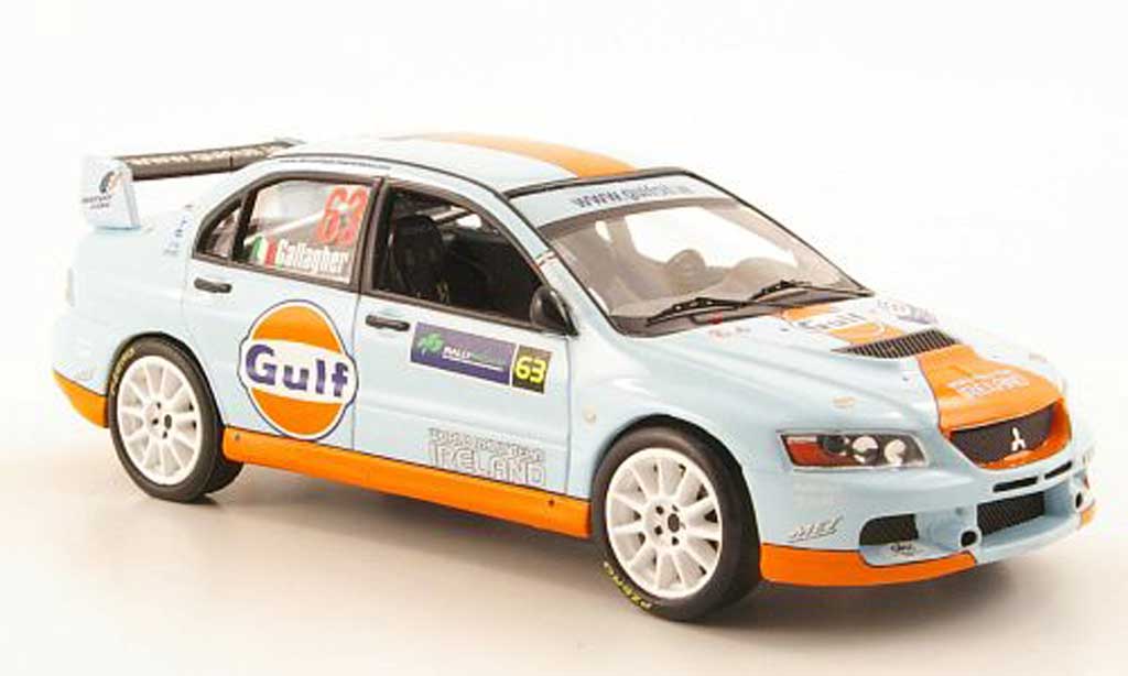 Mitsubishi Lancer Evolution IX 1/43 IXO Evolution IX No.63 Gulf Rally Irland 2009 diecast model cars
