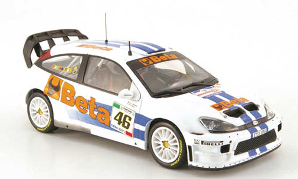Ford Focus RS WRC 1/43 IXO RS WRC 07 No.46 Beta Rally Monza 2007 diecast model cars