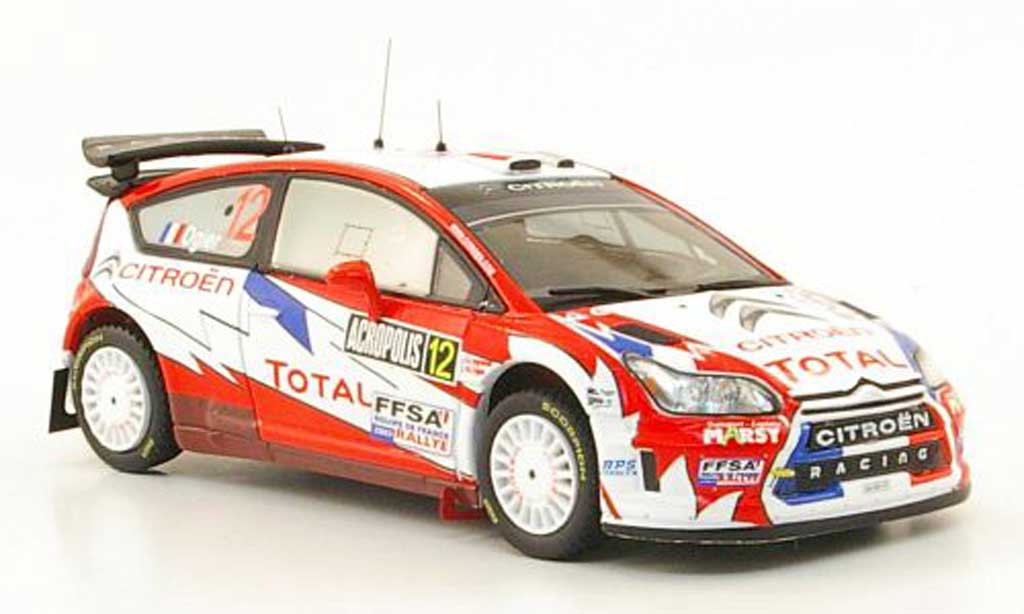 Citroen C4 WRC 2009 1/43 IXO WRC 2009 No.12 Total Rally Griechenland diecast model cars