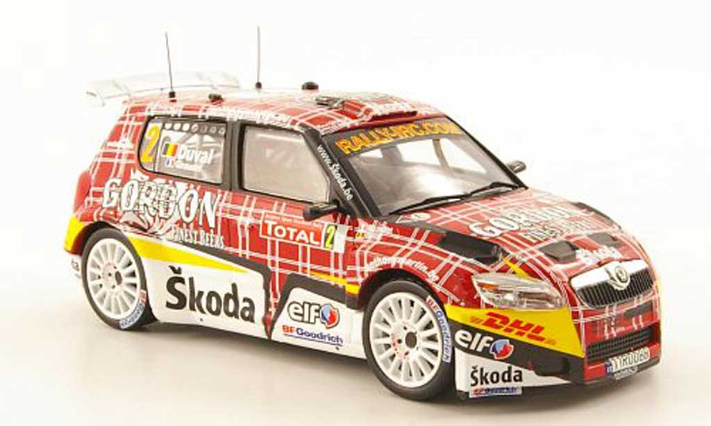 Skoda Fabia S2000 1/43 IXO S2000 No.2 Gordon IRC Rally Ypern 2009 diecast model cars
