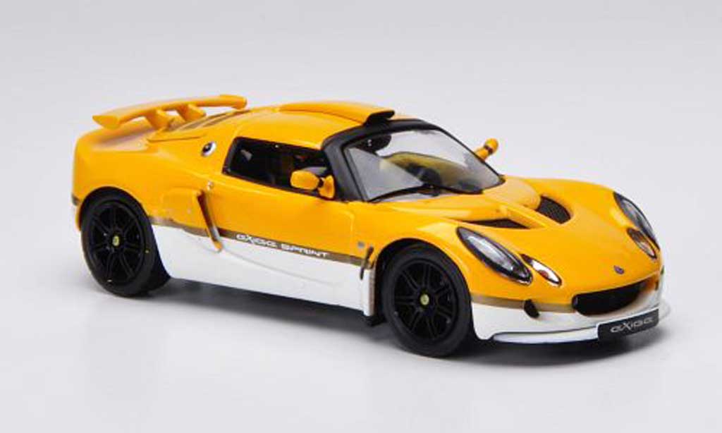 Lotus Exige 1/43 IXO Sprint yellow/white LHD 2006 diecast model cars
