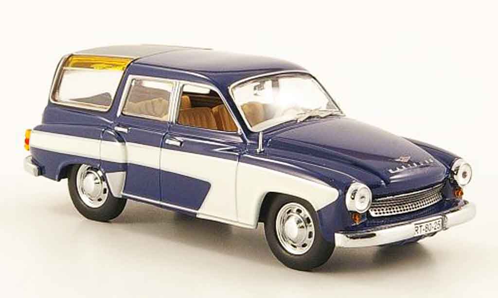 Wartburg 311 1/43 IST Models Camping blue white 1960 diecast model cars