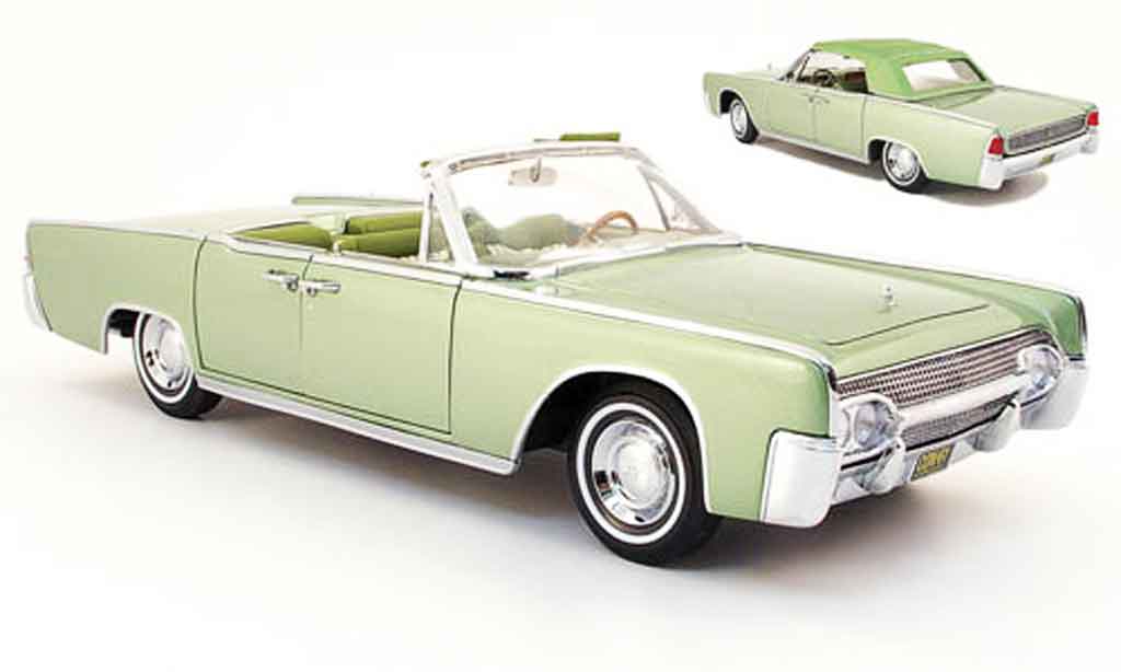 Lincoln Continental 1961 1/18 Yat Ming 1961 convertible grun diecast model cars