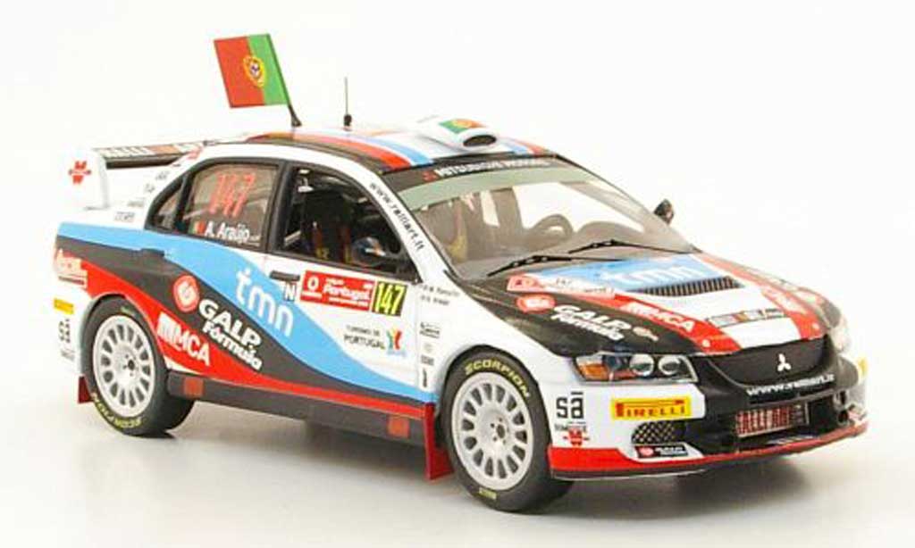 Mitsubishi Lancer Evolution IX 1/43 IXO Evolution IX No.147 Rally Portugal 2009 diecast model cars