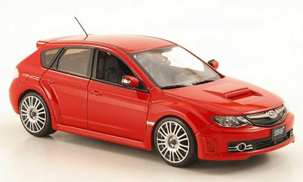 Subaru Impreza WRX 1/43 J Collection STI WRX 2.5 red 2009 diecast model cars