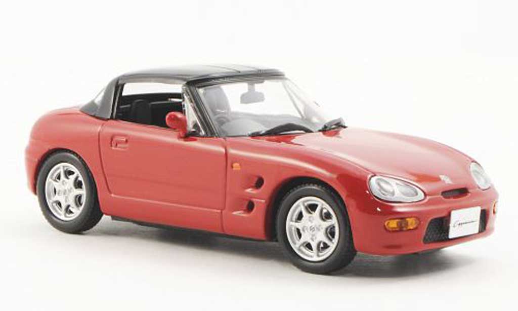 Suzuki Cappucino 1/43 J Collection red geschlossen 1994 diecast model cars