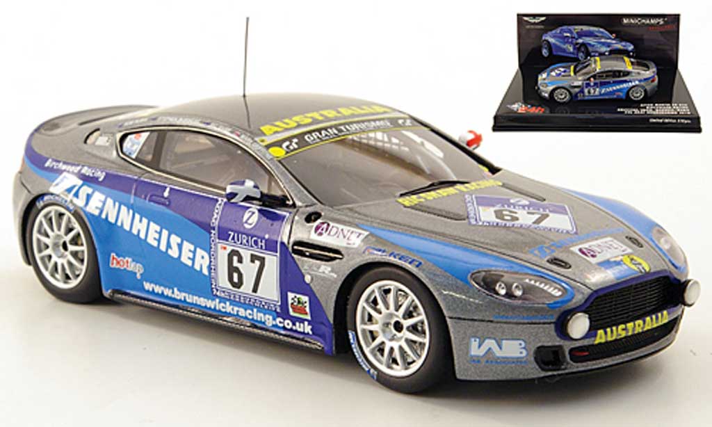 Aston Martin V8 1/43 Minichamps N24 No.67 Birchwood Racing 24h Nurburgring 2010 diecast model cars
