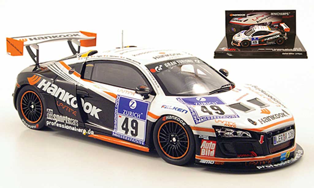 Audi R8 LMS 1/43 Minichamps LMS No.49 24h Nurburgring 2010 diecast model cars
