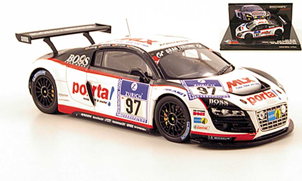 Audi R8 LMS 1/43 Minichamps LMS No.97 Team Phonix 24h Nurburgring 2010 diecast model cars