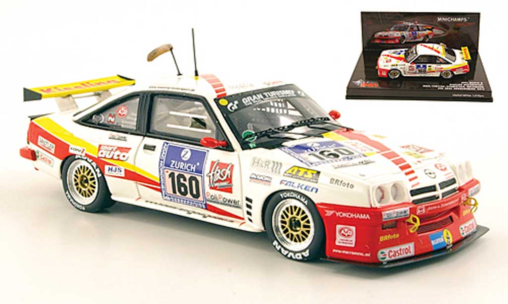 Opel Manta B 1/43 Minichamps B No.160 Kissling Motorsport ADAC 24h Nurburgring 2010 diecast model cars