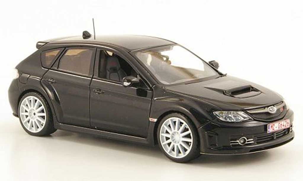 Subaru Impreza WRX 1/43 Kyosho STI WRX black RHD Testfahrzeug Nurburgring 2008 diecast model cars