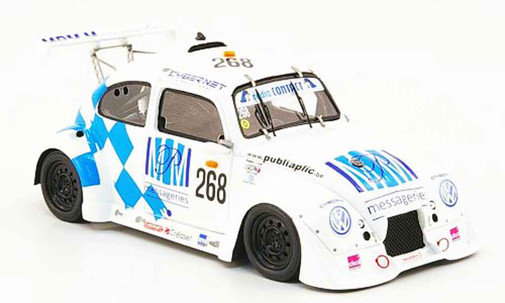 Volkswagen Coccinelle 1/43 Spark fun cup tdi no.268 25h of spa 2009 diecast model cars