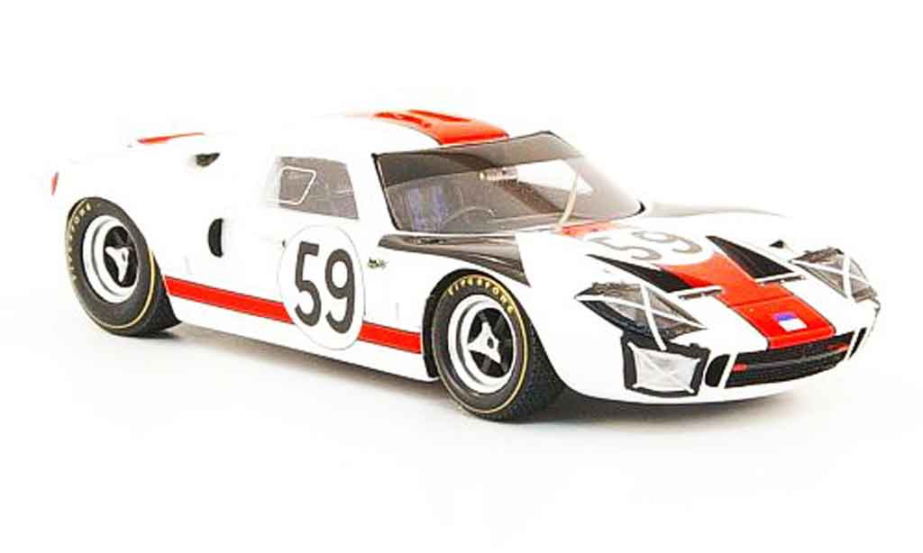 Ford GT40 1/43 Bizarre GT 40 No.59 24h Le Mans 1966 diecast model cars