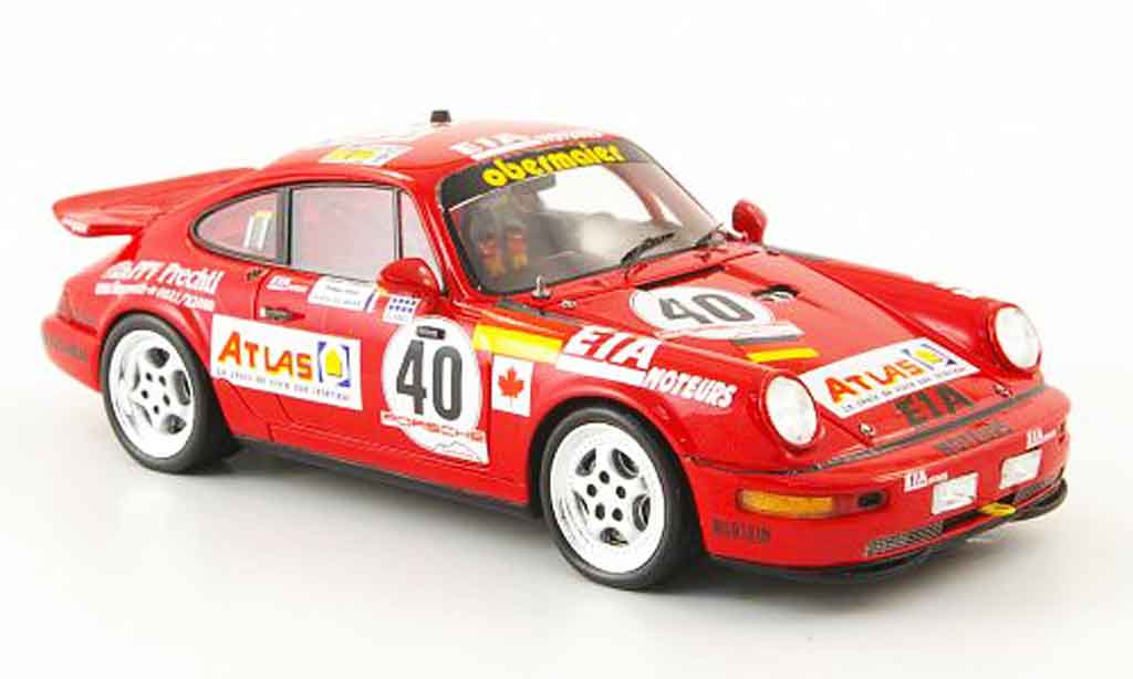Porsche 993 1/43 Spark 964 Carrera 2 Cup No.40 Atlas 24h Le Mans 1 diecast model cars