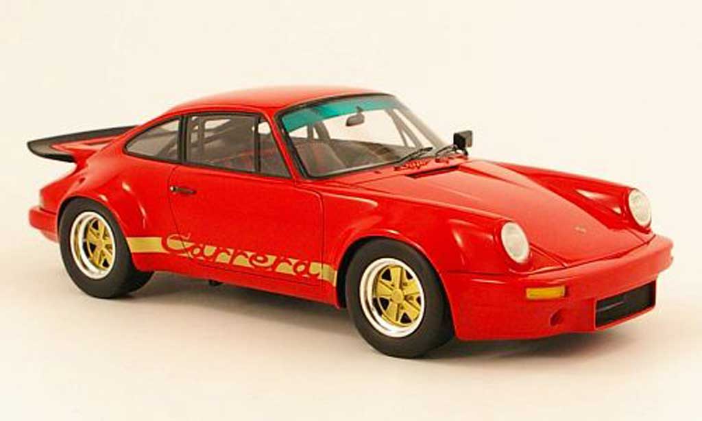 Porsche 930 RS 1/18 Spark RS carrera 3.0 red/or 1974 diecast model cars