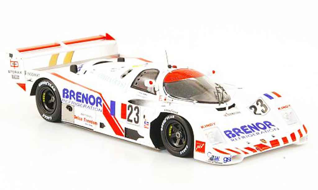Porsche 962 1983 1/43 Spark 1983 No.23 Brenor 24h Le Mans diecast model cars