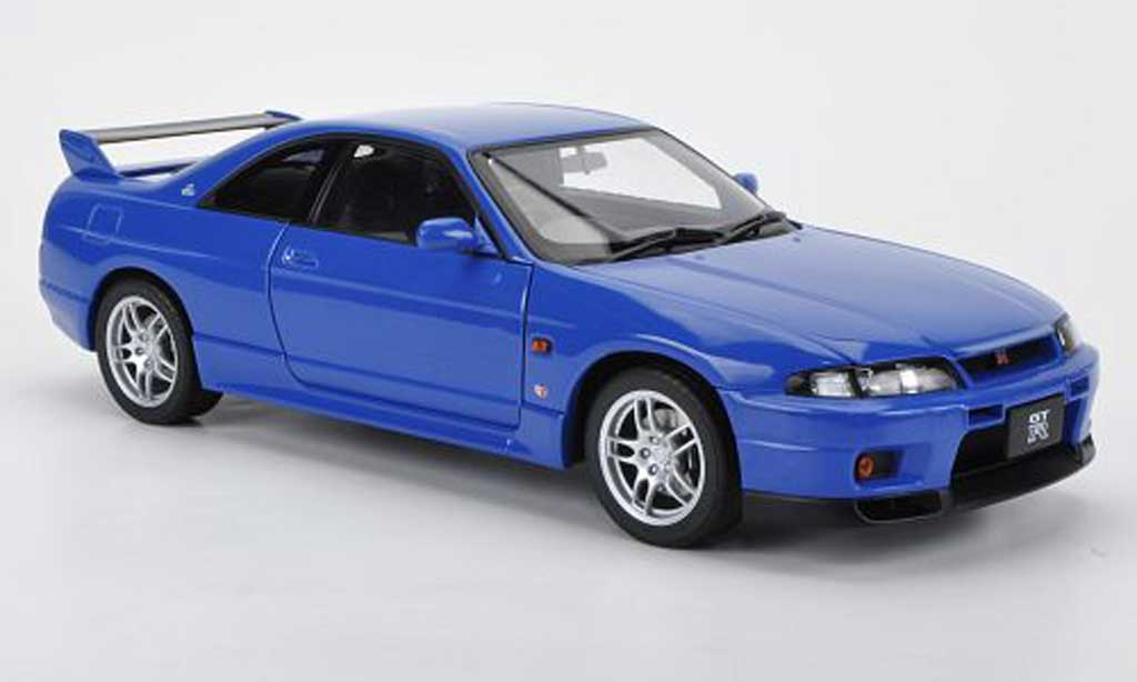 Nissan Skyline R33 1/18 Autoart R33 GT-R V-Spec LM Limited blue 1997 diecast model cars