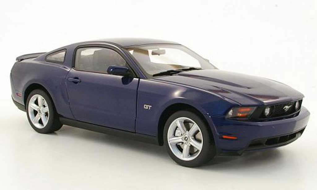 Ford Mustang GT 1/18 Autoart GT blue 2010 diecast model cars
