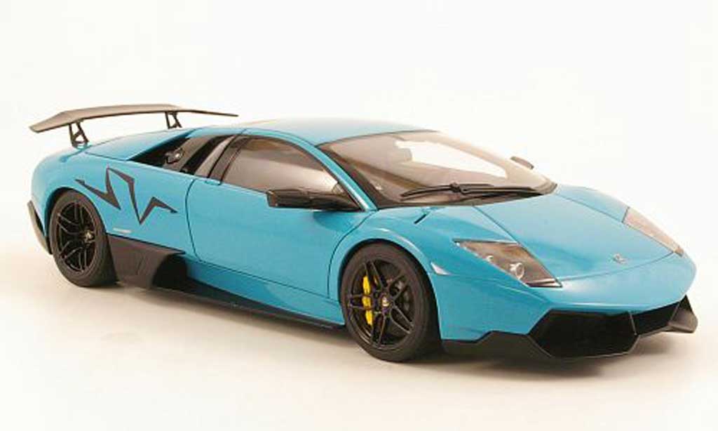 Lamborghini Murcielago LP670 1/18 Autoart LP670 4 SV turkis 2009 diecast model cars
