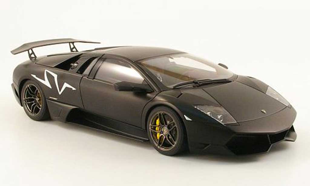 Lamborghini Murcielago LP670 1/18 Autoart LP670 4 SV matt black 2009 diecast model cars