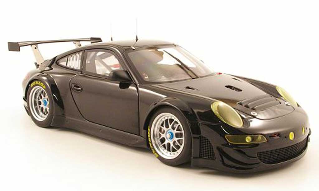Porsche 997 GT3 RSR 1/18 Autoart GT3 RSR 2009 black plain body diecast model cars