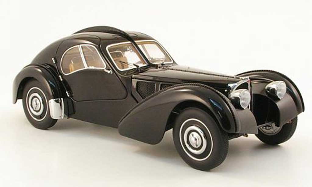 Bugatti 57 SC 1/18 Autoart SC atlantic black 1938 diecast model cars