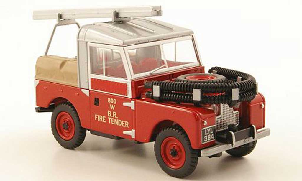 Land Rover 88 1/43 Oxford British Rail pompier diecast model cars
