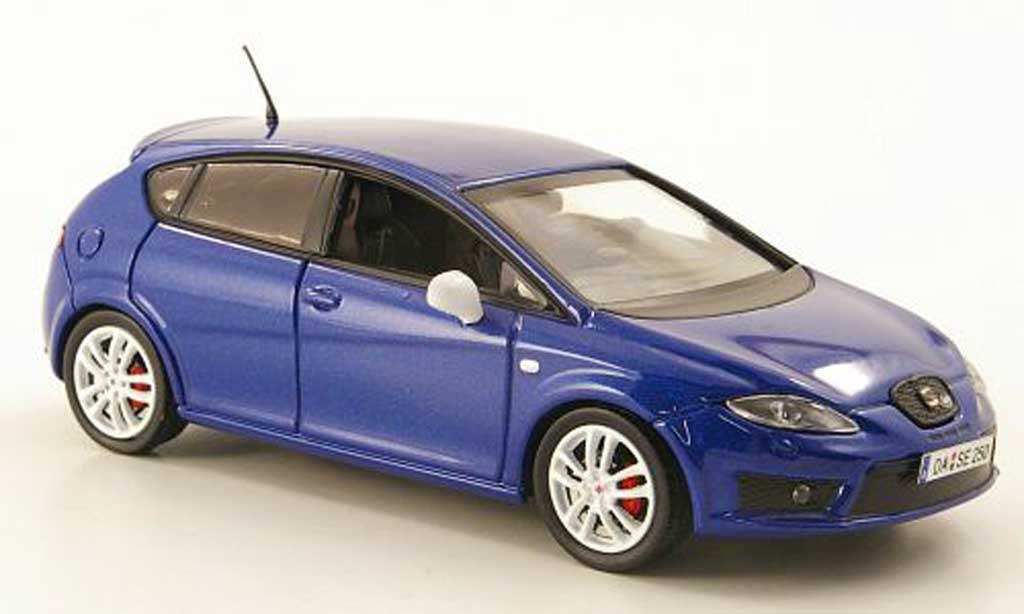 Seat Leon Cupra 1/43 Hachette Cupra R blue diecast model cars