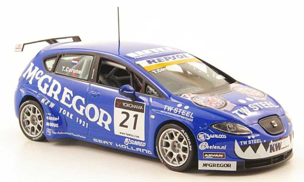 Seat Leon WTCC 1/43 Hachette WTCC No.21 Repsol - McGregor Okayama 2009 diecast model cars
