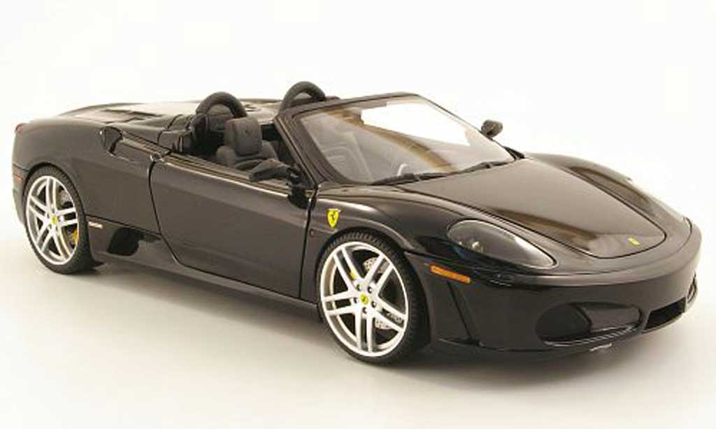 Ferrari F430 spider 1/18 Hot Wheels spider black seal diecast model cars