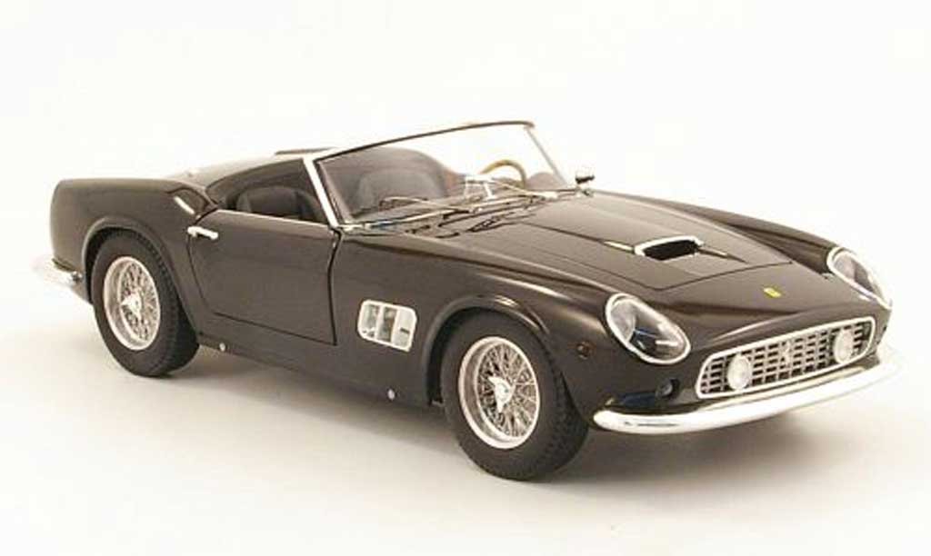 Ferrari 250 GT California 1/18 Hot Wheels Elite GT California spider swb black diecast model cars