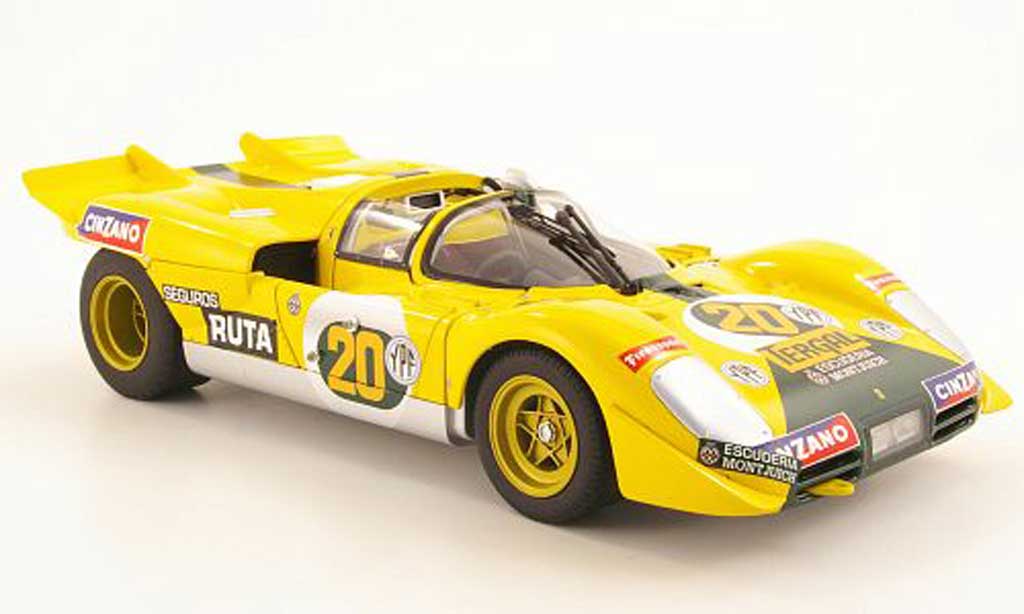 Ferrari 512 S 1/18 Hot Wheels S no.20 escuderia montjuich 1000km buenos aires 1971 juncadella / pairetti diecast model cars