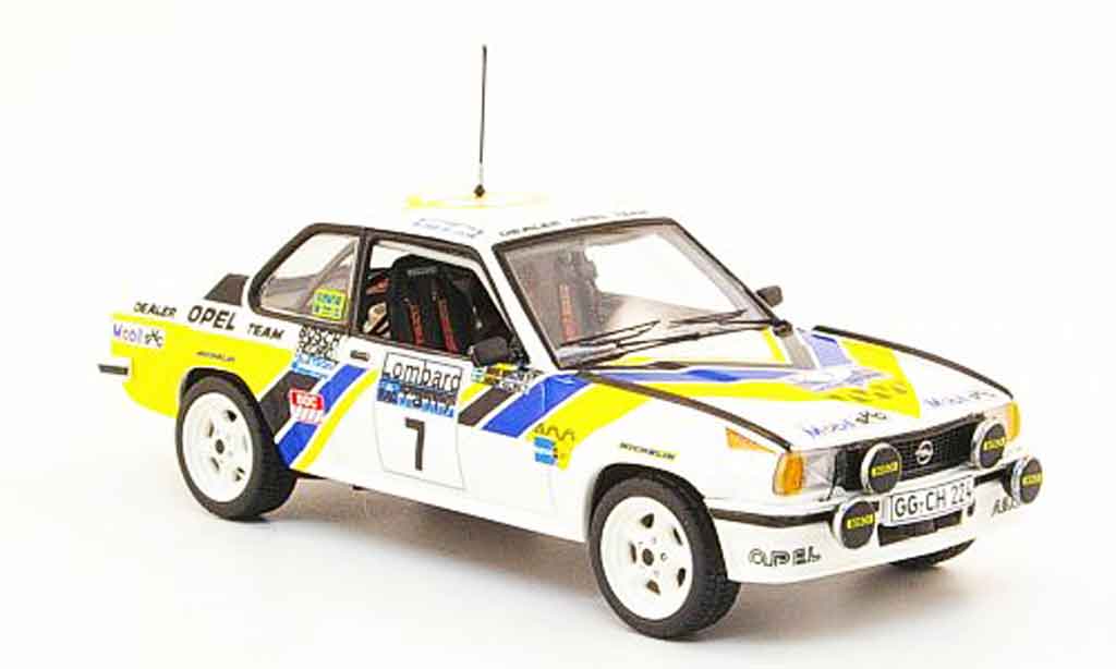 Opel Ascona B 1/43 Schuco B 400 no.7 rac rallye 1980 diecast model cars