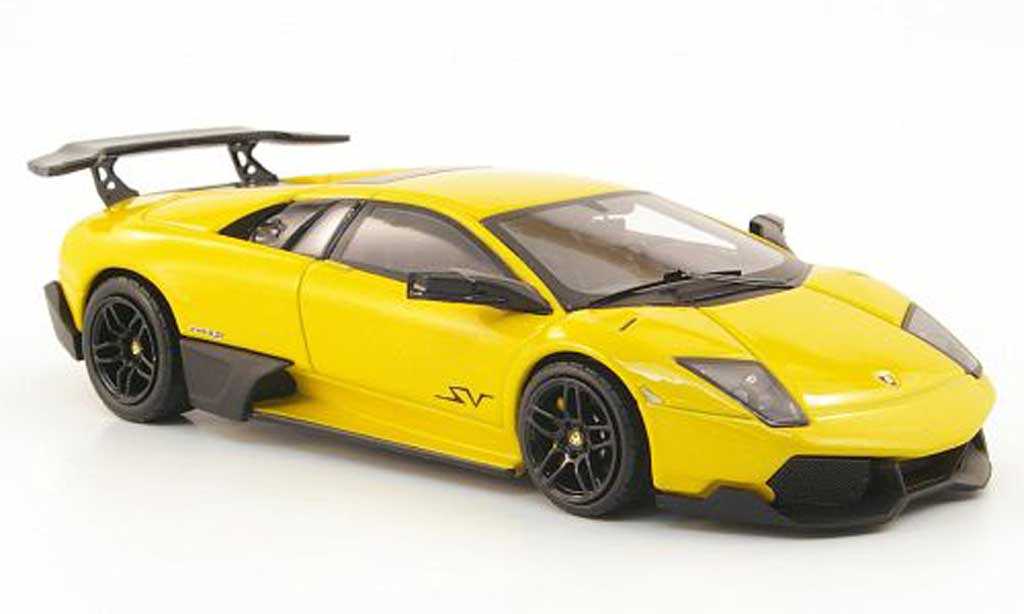 Lamborghini Murcielago LP670 1/43 Hot Wheels Elite LP670 SV yellow (Elite) diecast model cars
